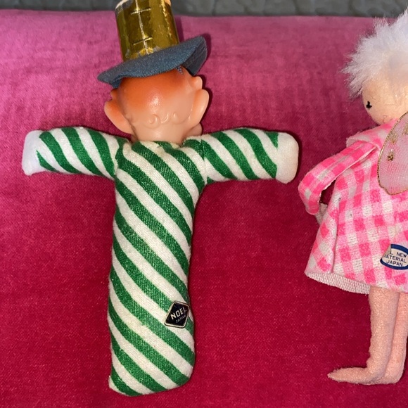 Vintage 1950s Noel, Japan elf andfairy ornament - Picture 4 of 8